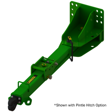LANTH910 -- Folding and telescoping hitch for John Deere® 70 and